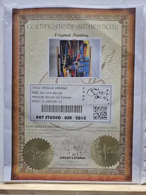 Simeon Gonzales - Paisaje urbano kopen? Bied vanaf 100!