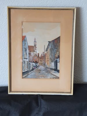 Niet of onleesbaar gesigneerd - Straat in Lier (bij Antwerpen) kopen? Bied vanaf 1!