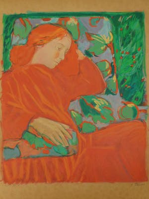 Claudia Steine - Lady in Red II kopen? Bied vanaf 25!