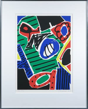 Yolande Brouwers - Zeefdruk, Anoq - Ingelijst kopen? Bied vanaf 1!