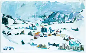 Eliza de Lorm-van Musschenbroek - Winters berglandschap verkauft für € 100!