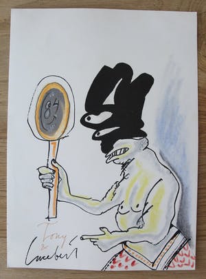 Lucebert - met de hand ingekleurde litho - 1983 kopen? Bied vanaf 225!