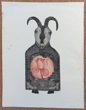 Jan Campfens - Zomerbok, aquatint ets kopen? Bied vanaf 35!