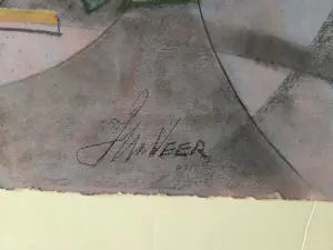 Jan van der Veer - 8 werken. Aquarel en gouache. kopen? Bied vanaf 149!