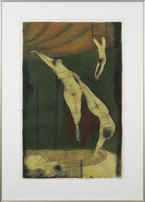 Ru van Rossem - Ets en aquatint, Trapezewerksters - Ingelijst kopen? Bied vanaf 90!