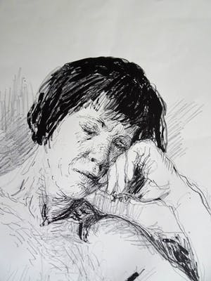 Aat Veldhoen - Zittend naakt kopen? Bied vanaf 30!