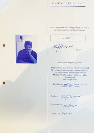 Olaf Stevens - Glasobject uit Zweeds kristal kopen? Bied vanaf 350!