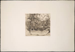 Willem de Zwart - Ets, Z.T. Landschap kopen? Bied vanaf 20!