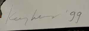 Theo Kuijpers - Aquarel: boomachtige figuren - 1999 kopen? Bied vanaf 249!