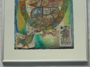 Kees de Waal - (1922-2025): Ingelijst, Gemengde techniek , ‘Quo Vadis’ – 1999 kopen? Bied vanaf 250!