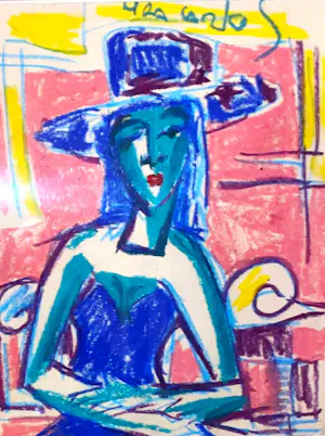 Hrasarkos - - Meisje op terras kopen? Bied vanaf 32!