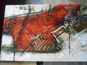 Dario Bosa - Gemengde techniek op doek, Geen titel bekend kopen? Bied vanaf 80!