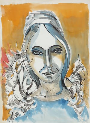 Joe Wols - Gouache op papier, Zonder titel kopen? Bied vanaf 1!