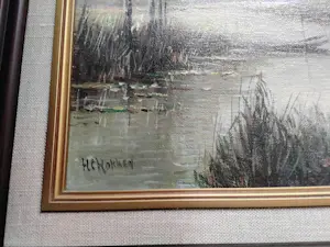 Hermanus Cornelis Hokken - Hollands landschap kopen? Bied vanaf 35!
