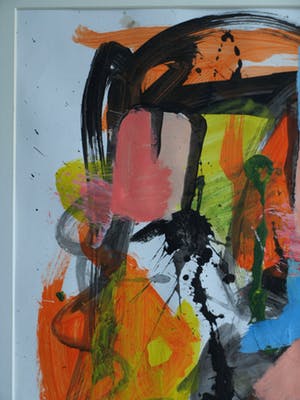 Peter Klashorst - Acrylverf op papier – Abstract werk – 70 x 50 cm - 2016 kopen? Bied vanaf 1!