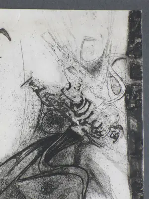 Ru van Rossem - Abstracte compositie - Ets kopen? Bied vanaf 85!