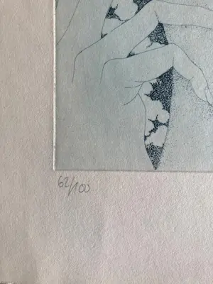 Katinka Niederstrasser - Kein Titel, Aquatinta-Radierung kopen? Bied vanaf 35!