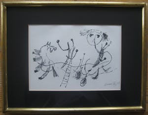 Corneille - Litho(1995) naar tekening uit Promenade au pays des pommes 1949 - EA kopen? Bied vanaf 165!