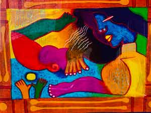 Clemens Briels - zonder titel maar met lijst! verkocht voor € 95!