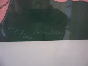 Corneille - Zeefdruk. Vrouw met duif kopen? Bied vanaf 175!