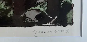 Jeanne Bieruma Oosting - handgesigneerde litho | 'De zwarte trekpot' (INGELIJST) kopen? Bied vanaf 1!