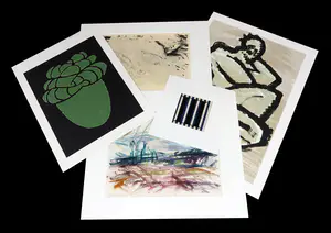 Bob Lens - en andere! - Lot van 10 werken op papier kopen? Bied vanaf 1!