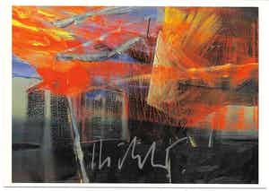 Gerhard Richter - Holländische Seeschlacht, signiert verkocht voor € 330!