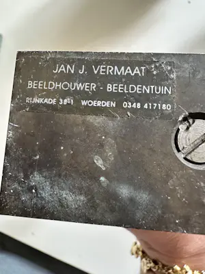 Jan Vermaat - Bronzen sculpturen man en vrouw kopen? Bied vanaf 600!