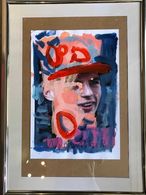 Peter Klashorst - Beschilderde Zeefdruk van Max Verstappen kopen? Bied vanaf 80!