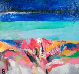 Philip Vencken - Olieverf op doek, Seascape (Groot) verkocht voor € 100!