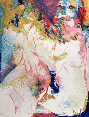 Kees van Bohemen - kleurenzeefdruk - 'Clara' - 1978 - Prent 190 (Serie 11A) verkocht voor € 225!