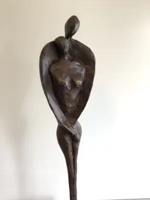 Jos Gielen - Sculptuur “ Twee levens in één gesmolten “ kopen? Bied vanaf 149!