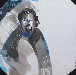 Joe Wols - Lot van vier tekeningen, Figuren kopen? Bied vanaf 1!