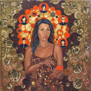 Valentin Bakardjiev - Olieverf op doek, Between (Groot) verkocht voor € 100!