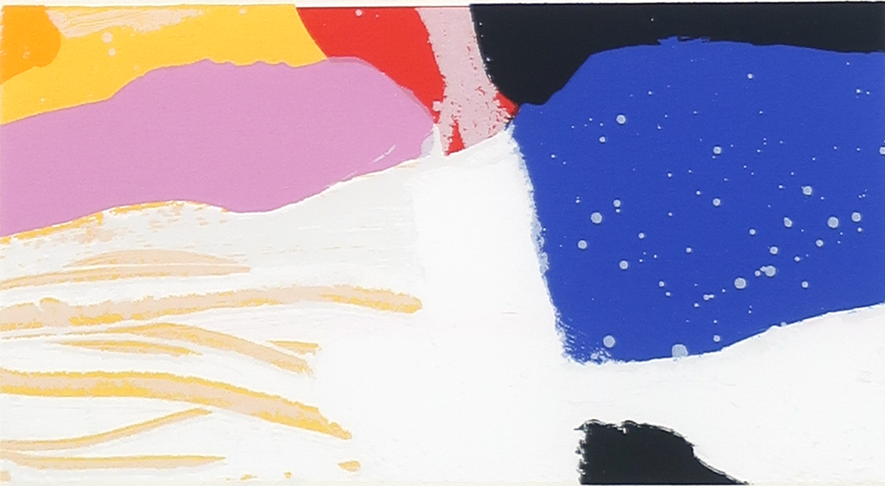 Geert Jan Jansen - Zeefdruk, Abstracte compositie II - Ingelijst kopen? Bied vanaf 60!