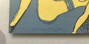 Corneille - Invitation avec originale lithographie "La conquête d l'oiseau". kopen? Bied vanaf 145!