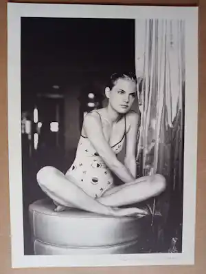 Karl Lagerfeld - Fotolitho Guinevere van Seenus Chanel 1996 kaufen? Bieten Sie von 50!