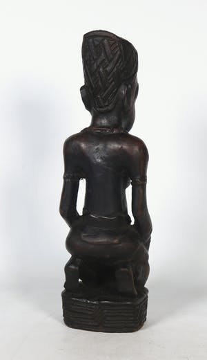 Kuba - Houten beeld van koning NDOP kopen? Bied vanaf 1!