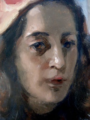 Louis Henno - Damesportret kopen? Bied vanaf 60!