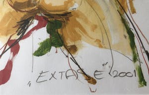 Buy Kees Verkade - Prachtige zeefdruk uit 2001 " EXTASE " hand gesineerd en genummerd.? Bid from 120!