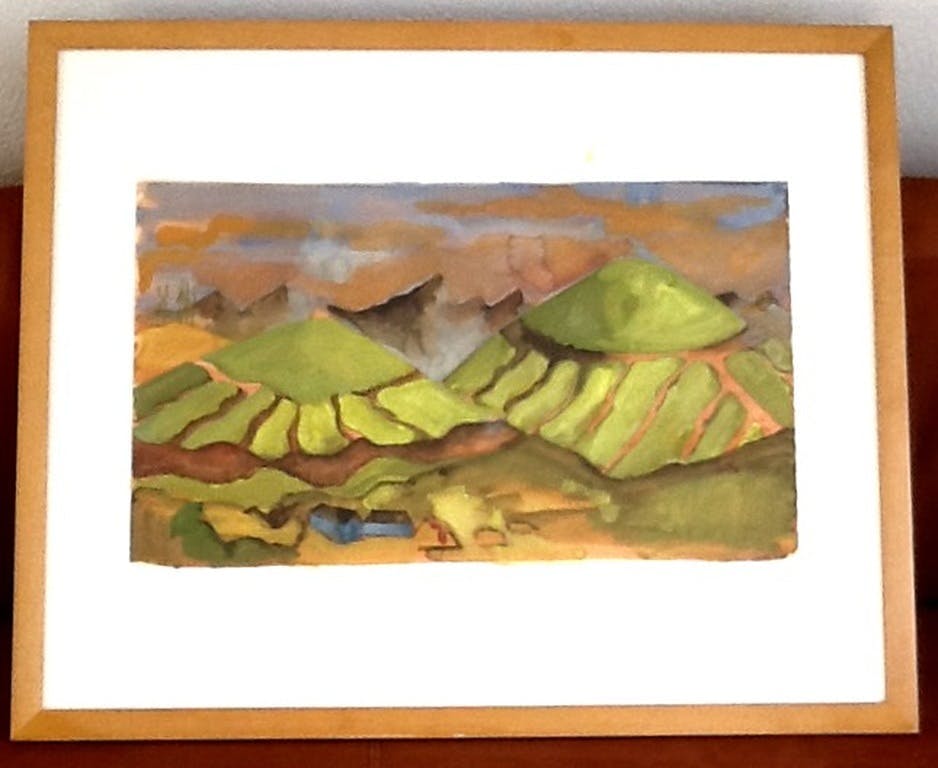 Anne Marie Spijker - Anne Marie Spijker, Gouache gesigneerd en ingelijst kopen? Bied vanaf 1!