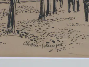 Buy Charles Kemper - Galgemaal in De Doelen - Inkttekening? Bid from 65!