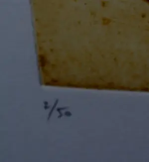 Richard Texier - Ingelijste ets: le 3ème jour kopen? Bied vanaf 99!