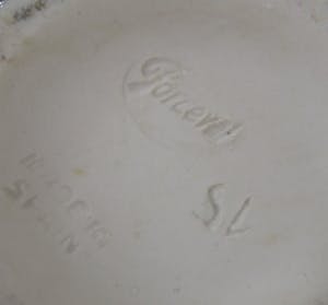 Porceval - Art deco vaasje met druipglazuur kopen? Bied vanaf 1!