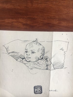 Herman Bieling - Vijf tekeningen/schetsen in één koop! kopen? Bied vanaf 1!