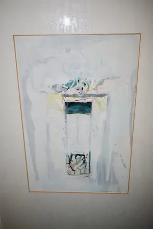 Ruud van der Beele - Gemengde techniek op papier - Abstract - Ingelijst kopen? Bied vanaf 20!