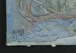 Frans Erkelens - Twee originele werken op karton, Fantasy kopen? Bied vanaf 1!