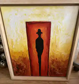 Berend Pasman - Twee bijpassende vroege schilderijen verkocht voor € 75!