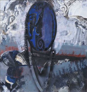 Niet of onleesbaar gesigneerd - Gemengde techniek op papier, Zonder titel kopen? Bied vanaf 1!