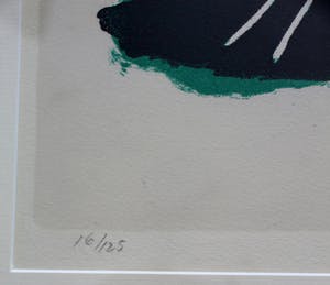 Karel Appel - litho: figuur - 1959 (nieuwe lijst!) kopen? Bied vanaf 1250!